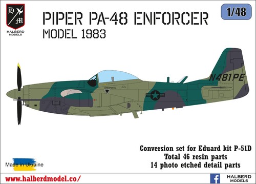 Piper enforcer model - pa-48,